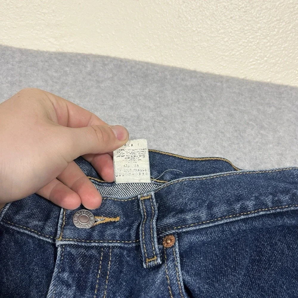 Vintage Levis Jeans Mens 33x32 (Fit 32x32) Blue 517 Bootcut Cowboy Western Dark